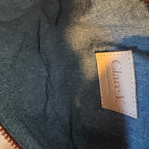 ❤️Clare V. BUNDLE!❤️ PetiteFanny ❤️Grande Mylar Heart Bag Fob - Picture 9 of 14